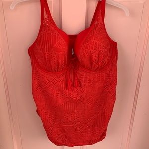 Cacique Swim Underwire 2 piece Tankini Sz 20 / 40DDD